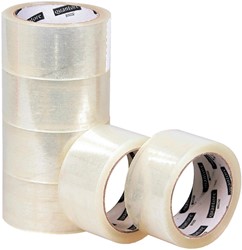 Verpakkingstape Quantore 50mmx60m PP transparant