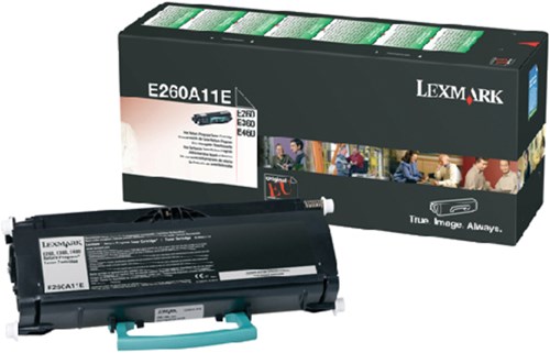Lexmark E260A11E return program toner black 3.500 afdrukken