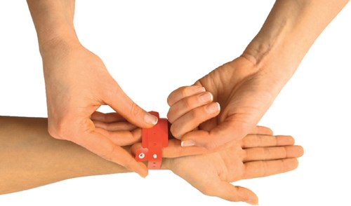 Polsband Combicraft Tyvek groen-2