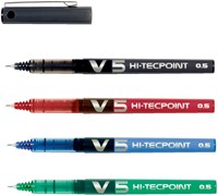 Pilot roller Hi-Tecpoint V5 en V7 V5, schrijfbreedte 0,3 mm, zwart-2
