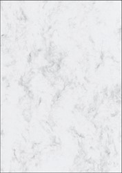 Designpapier Sigel A4 90gr marmer grijs