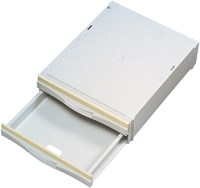 Stapelcassette Pas A6851-201 2laden lichtgrijs