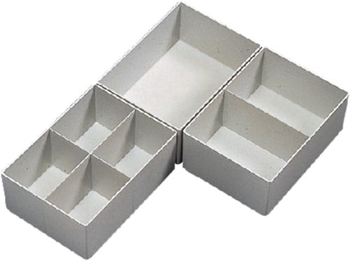 Lade organizer 2 vakken hoog Jalema 70x 122x 168mm-2