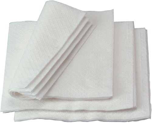 Servet Budget 1-laags 33x33cm wit 500 stuks