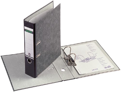 Leitz ordner folio formaat rug 8 cm karton gewolkt zwart-2