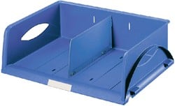 Leitz brievenbak Sorty dwars blauw