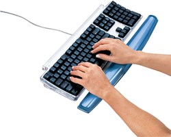 Fellowes Crystals Gel toetsenbord polssteun blauw