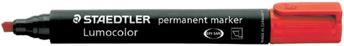Staedtler permanente marker rood schrijfbreedte 2 - 5 mm schuine punt