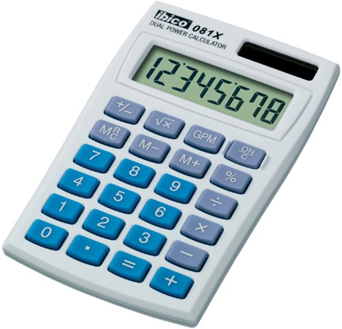 ibico zakrekenmachine 081X