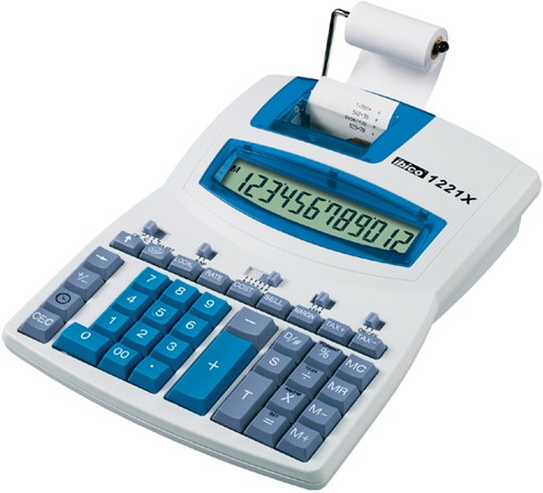 Ibico 1221X rekenmachine met rol