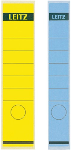 Leitz zelfklevende rugetiketten voor smalle ordner lang model wit pk/10-2