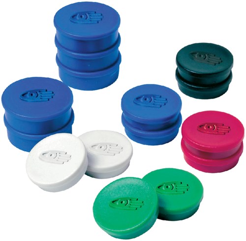 Magneet diameter 30mm blauw pak van 10 stuks-2