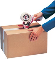 Handdozensluiter Tesa met 2rol 50mmx66m transparant-1