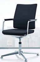 Vergaderstoel Köhl Anteo Alu Slimline Tube met kruisvoet