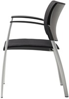 Vergaderstoel zwart ProLine Style aluminium frame-2