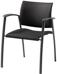 Vergaderstoel zwart ProLine Style zwart frame