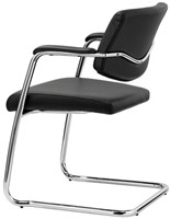 Vergaderstoel met armleuning ProLine Elegance leatherlook-2