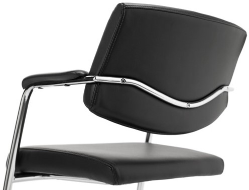 Vergaderstoel met armleuning ProLine Elegance leatherlook-3