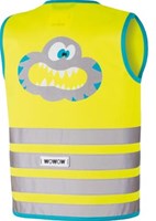 Wowow Crazy Monster Jacket fluohesje geel M (kind)-2
