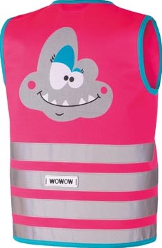 Wowow Crazy Monster Jacket fluohesje roze L (kind)-2