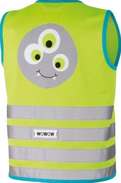 Wowow Crazy Monster Jacket fluohesje groen M (kind)-2