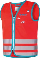 Wowow Crazy Monster Jacket fluohesje rood L (kind)
