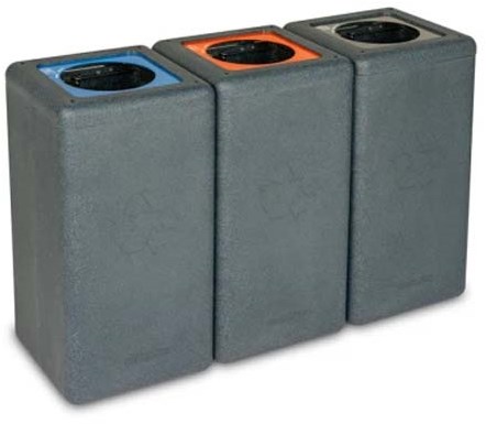 Gescheiden afvalbak Brickbin Plastic 60 liter-3