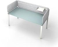 Akoestisch bureau paneel Solange 40cm hoog