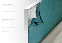 Akoestisch bureauscherm Markant MyScreen 200cm breed-2