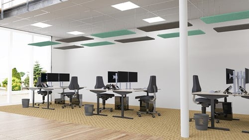 Akoestische plafondpanelen 60 x 120cm-3