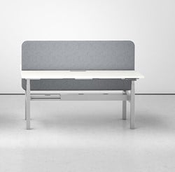 Akoestische scheidingswand bureau Solange 70cm hoog