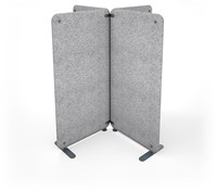 Geluidsscherm kantoor 160cm hoog Solange-3