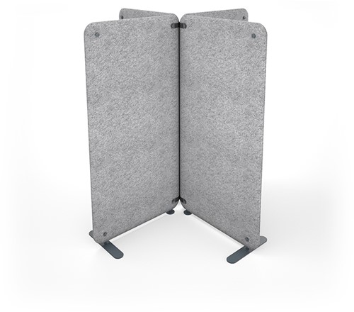 Geluidsscherm kantoor 160cm hoog Solange-3