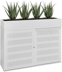 Akoestische kast plantenbak 100 x 166 x 40 cm