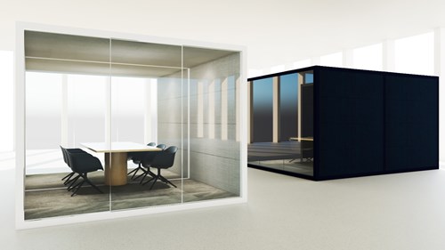 Akoestische-vergadercabine-6 personen-Lightbox