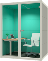 Akoestische werkplek Silent Cube Work-3