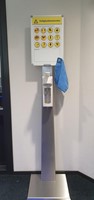 Alcohol-dispenser-op-paal