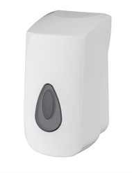 Alcohol dispenser voor wandmontage 400ml kunststof wit