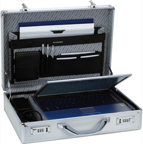 Aluminium attache koffer Jüscha Kronos met uitneembaar laptopvak-2