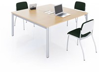 Vierkante vergadertafel Arial