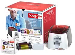 Badgeprinter Badgy 100 voor het snel printen van badges