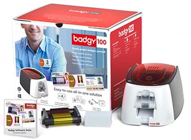 Badgeprinter Badgy 100 voor het snel printen van badges