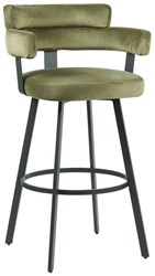 Retro look barkruk fluweel Olivia