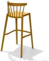 barkruk-met-rugleuning-geel