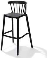 Barkruk met rugleuning retro-2