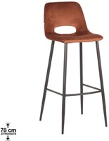 Barkruk met rugleuning Joshie