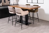 Bartafel mangohout Venetia 94cm hoog-3