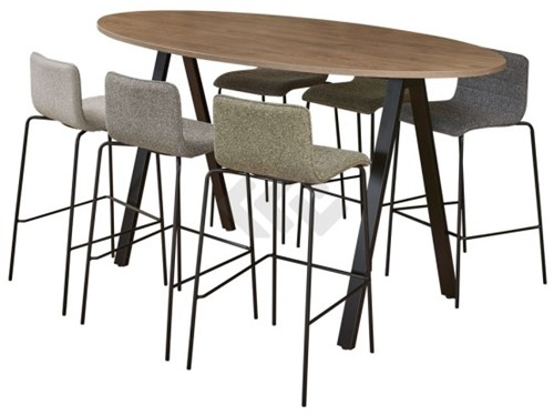 Hoge tafel ovaal 220x 110 ProLine Air-2