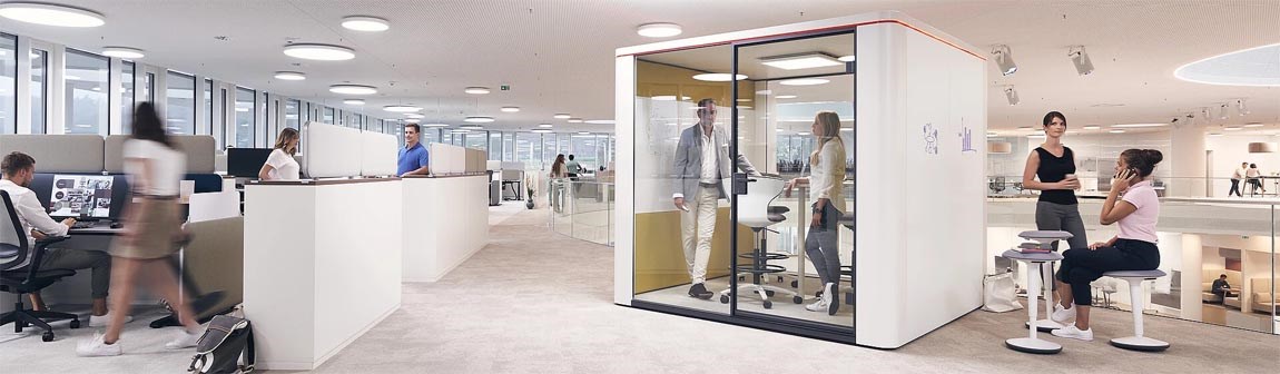 Is een belcel geluidsdicht?