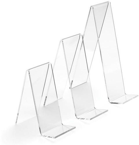 Boekenstandaard transparant 5 x 11 cm-3